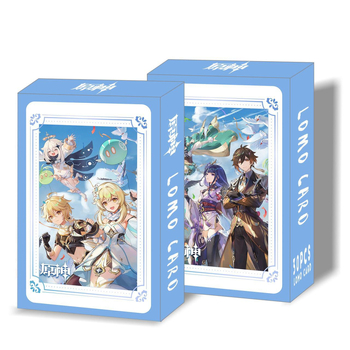 Noua sosire: Genshin Impact 30 de carduri LOMO, carduri foto în cutie, semn de carte și felicitări – suveniruri anime