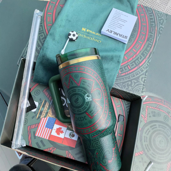 Termos cu mâner, în colaborare cu echipa națională a Mexicului, capacitate 40oz, oțel inoxidabil