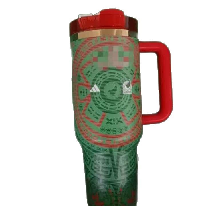 Termos cu mâner, în colaborare cu echipa națională a Mexicului, capacitate 40oz, oțel inoxidabil