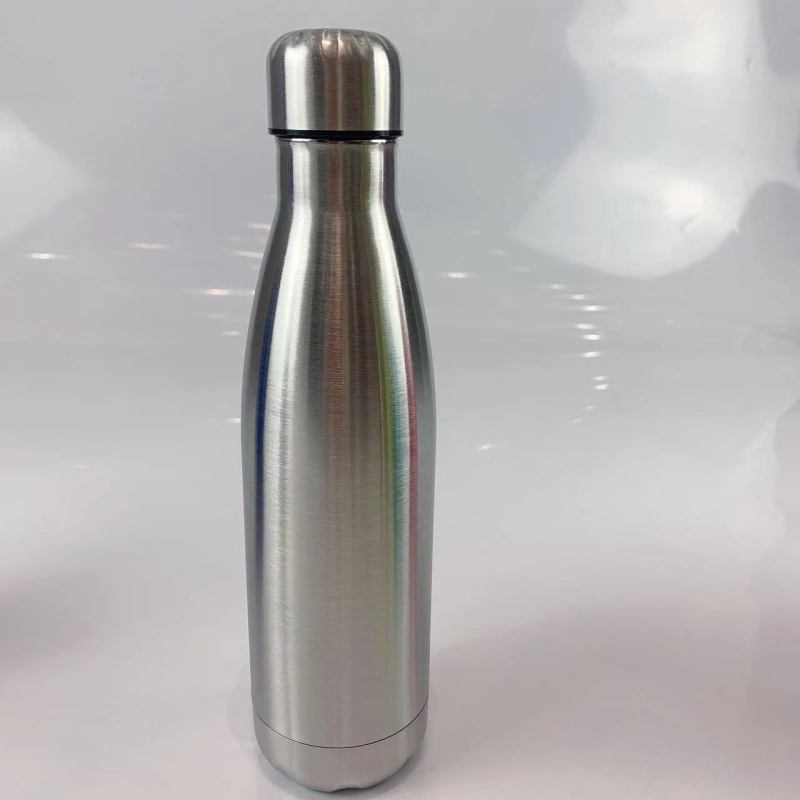 Termos în formă de sticlă Cola, pereți dubli, izolație vid, interior din oțel inoxidabil 304, pentru exterior