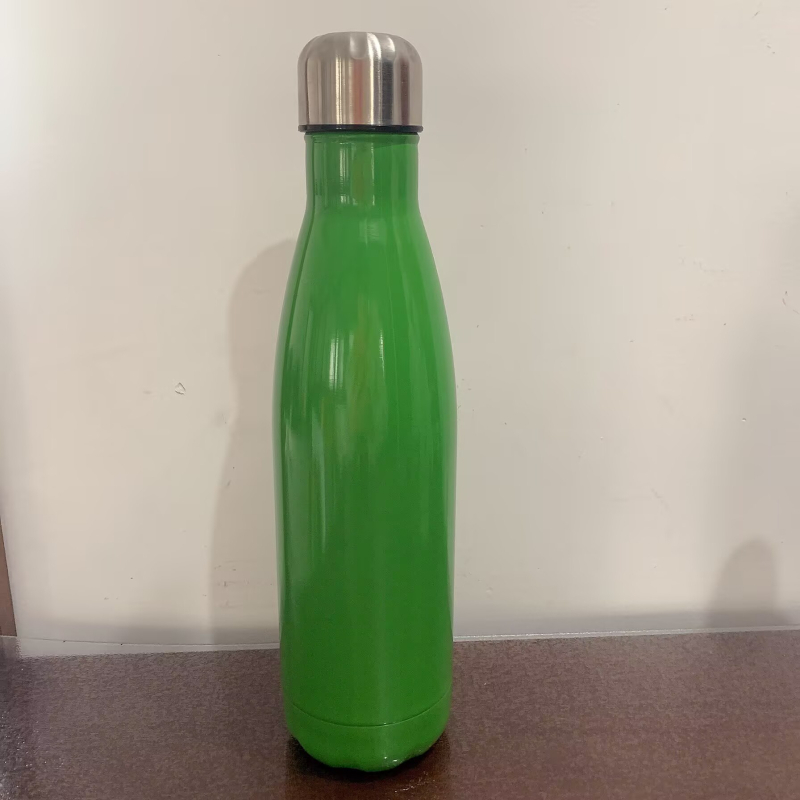Termos în formă de sticlă Cola, pereți dubli, izolație vid, interior din oțel inoxidabil 304, pentru exterior