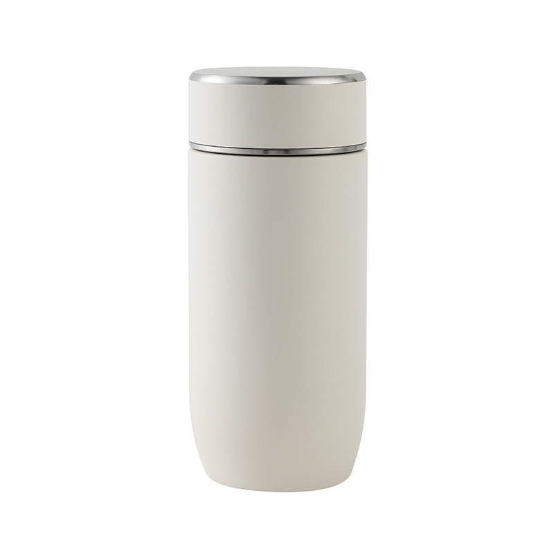 Cană termică mini din oțel inox 304, interior 316, compartiment pentru ceai, portabilă pentru călătorii, design feminin
