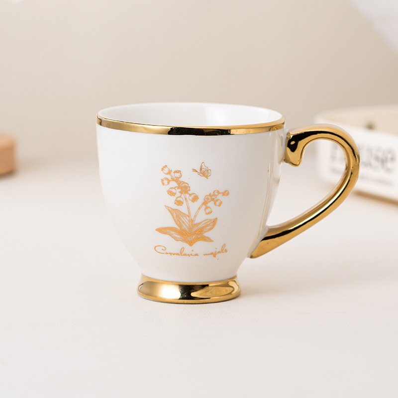 Ceașcă ceramică electrogalvanizată, design creativ, pentru casă și birou, potrivită pentru ceai de după-amiază și cafea, cadou de amintire