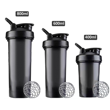 Cana shaker de 600 ml pentru pudră proteică și milkshake – recipient din plastic, sport, portabil, cu opțiune de logo