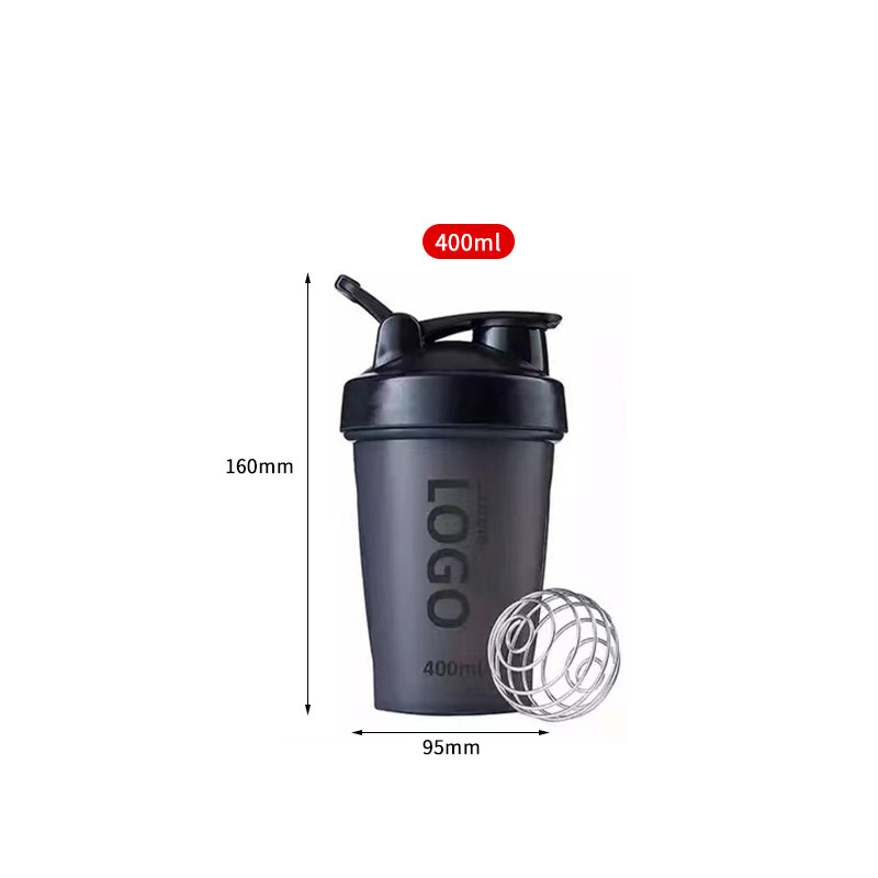 Cana shaker de 600 ml pentru pudră proteică și milkshake – recipient din plastic, sport, portabil, cu opțiune de logo
