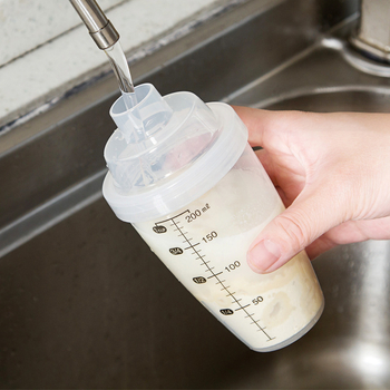 KOKUBO shaker pentru proteine, pahar pentru milkshake și ceai cu lapte, cu scară de măsurare