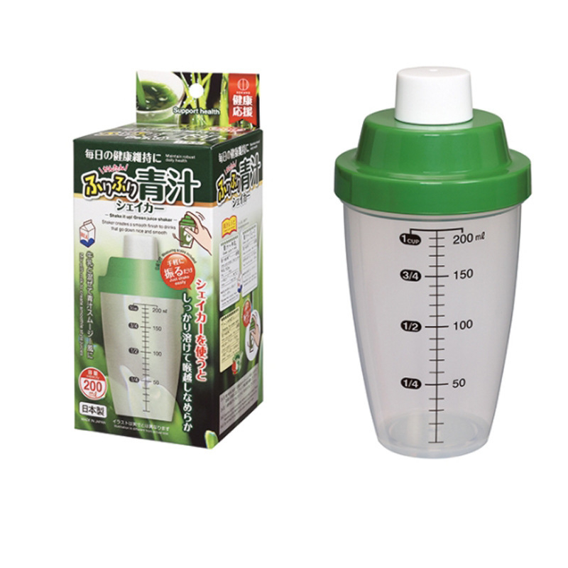 KOKUBO shaker pentru proteine, pahar pentru milkshake și ceai cu lapte, cu scară de măsurare