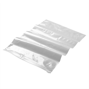 Pungă PE transparentă cu avertisment pentru haine, șosete și lenjerie, închidere automată, pungă din plastic mat