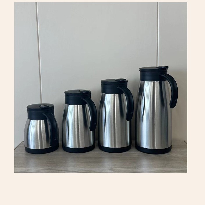 Vas termos pentru cafea din oțel inoxidabil 304, cu mâner, capacitate mare, izolare termică, pentru casă și restaurant