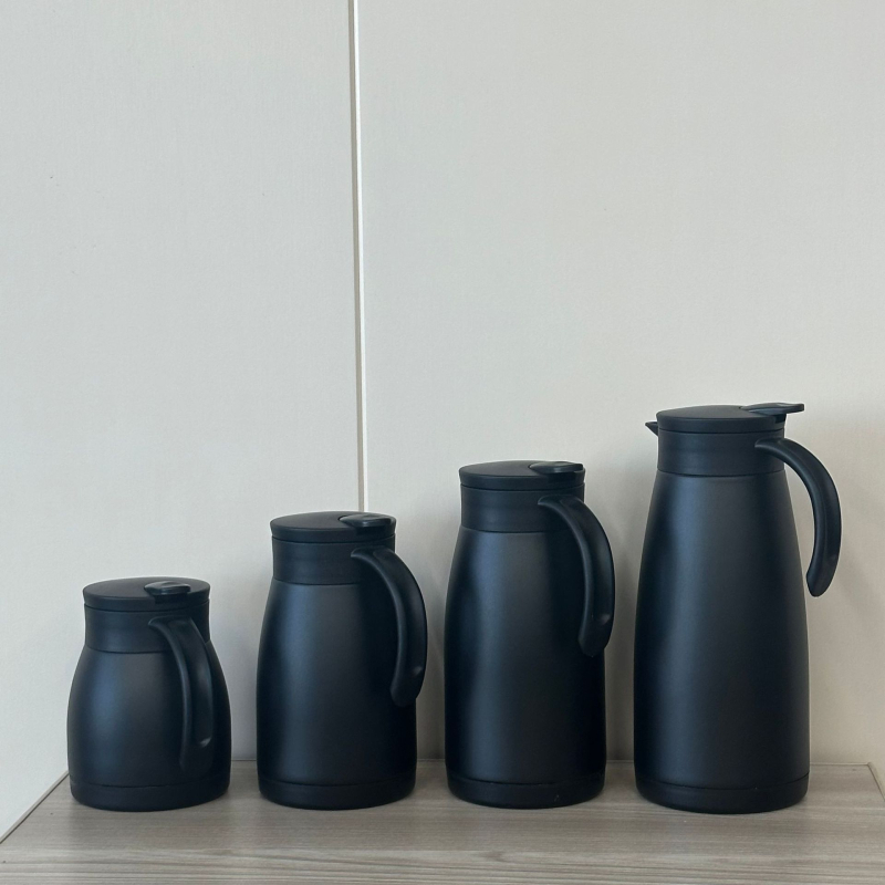Vas termos pentru cafea din oțel inoxidabil 304, cu mâner, capacitate mare, izolare termică, pentru casă și restaurant