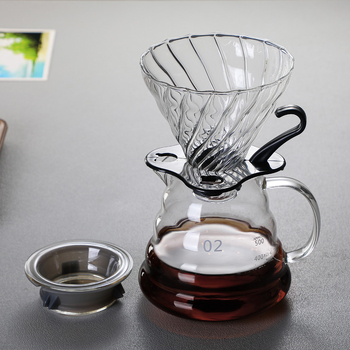 Set de cafea turnată manual pentru uz casnic, oală cu formă de nor pentru partajare, accesorii portabile pentru preparare prin picurare, în aer liber