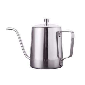 Ceainic gooseneck din oțel inoxidabil 304 pentru cafea filtrată, 600 ml