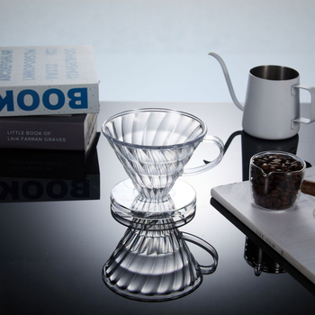 Filtru de cafea pentru preparare manuală, filtru transparent, filtru cu filet pentru picurare, dimensiuni mari și mici, instrument pentru cafea