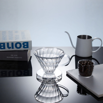 Filtru de cafea pentru preparare manuală, filtru transparent, filtru cu filet pentru picurare, dimensiuni mari și mici, instrument pentru cafea