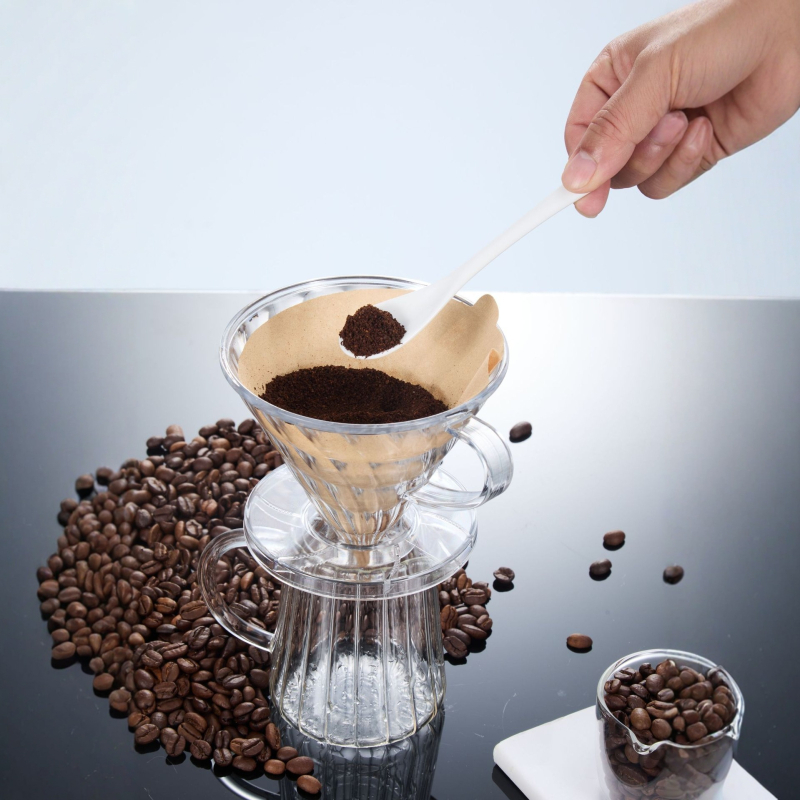 Filtru de cafea pentru preparare manuală, filtru transparent, filtru cu filet pentru picurare, dimensiuni mari și mici, instrument pentru cafea