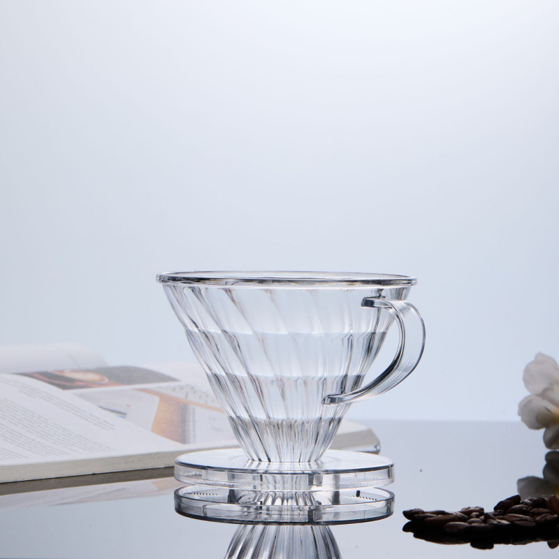 Filtru de cafea pentru preparare manuală, filtru transparent, filtru cu filet pentru picurare, dimensiuni mari și mici, instrument pentru cafea