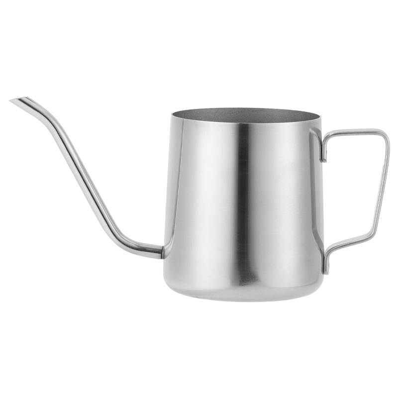 Kettle pour-over din oțel inoxidabil, cu gură lungă, și filtru de cafea pentru uz casnic