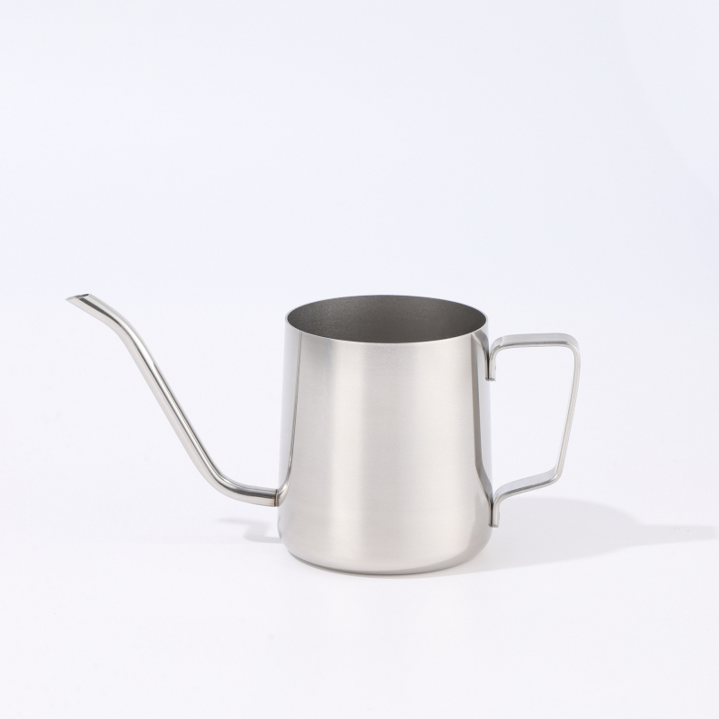 Kettle pour-over din oțel inoxidabil, cu gură lungă, și filtru de cafea pentru uz casnic