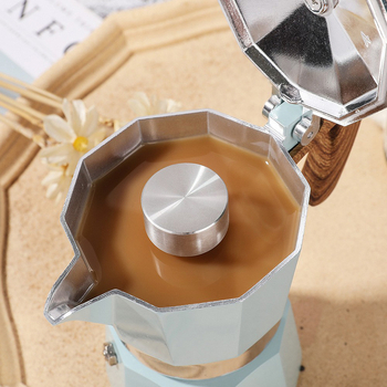 Capac din aluminiu anti-stropire pentru cafetiera moka, oțel inoxidabil 304, logo personalizabil