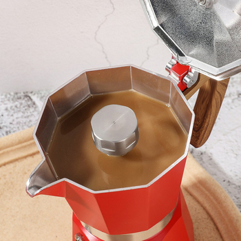 Capac din aluminiu anti-stropire pentru cafetiera moka, oțel inoxidabil 304, logo personalizabil