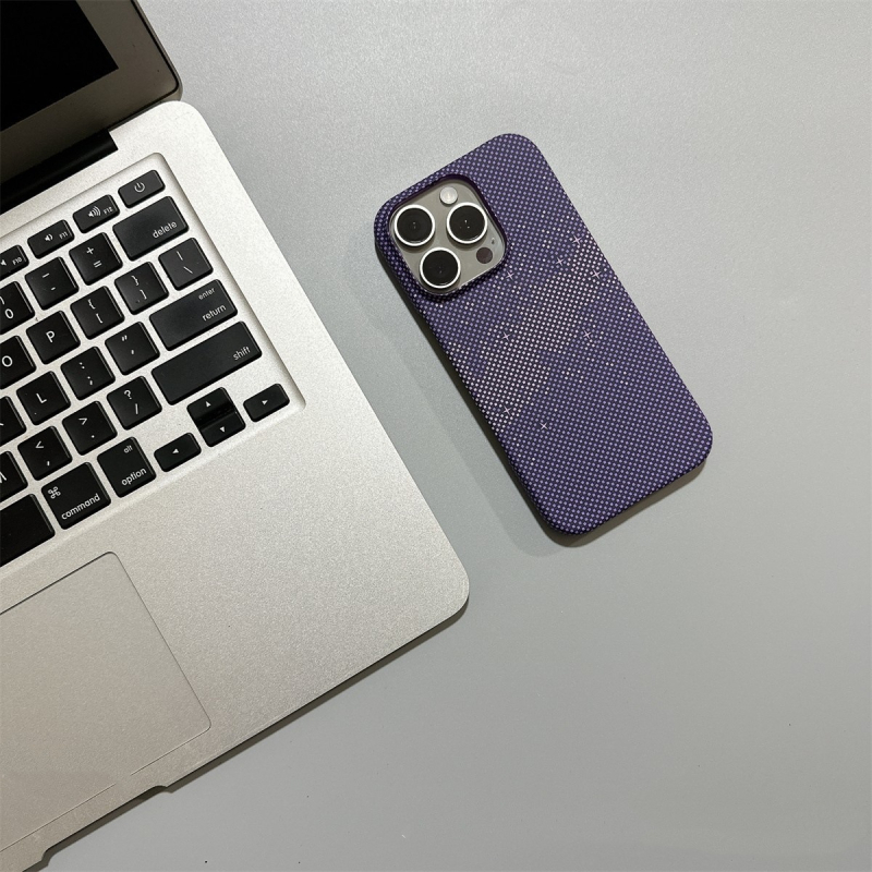 Torbica s Kevlar teksturom za iPhone 17, mat finiš, magnetska zaštita od padova