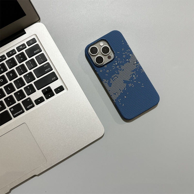 Torbica s Kevlar teksturom za iPhone 17, mat finiš, magnetska zaštita od padova