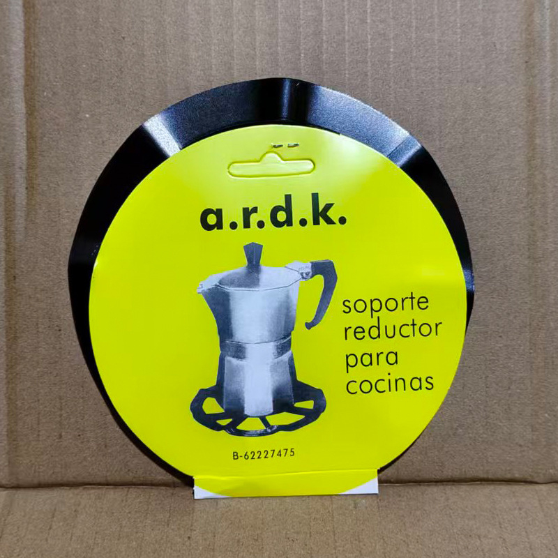 Suport negru pentru aragaz cu gaz, suport pentru ceainic de cafea și moka pot, pentru uz casnic