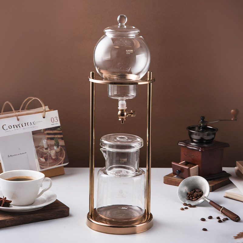 Cană din sticlă pentru ice drip cafe – uz casnic și comercial