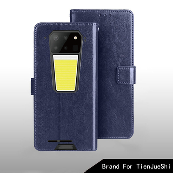 Unihertz 8849 Tank 3 Pro flip futrola od umjetne kože, retro stil