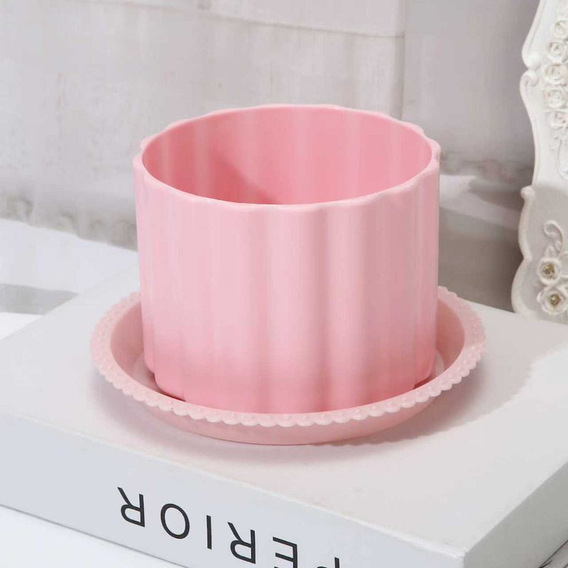 Ghiveci Nordic minimalist din rășină pentru suculente, aspect ceramic, uz casnic, rezistent la cădere