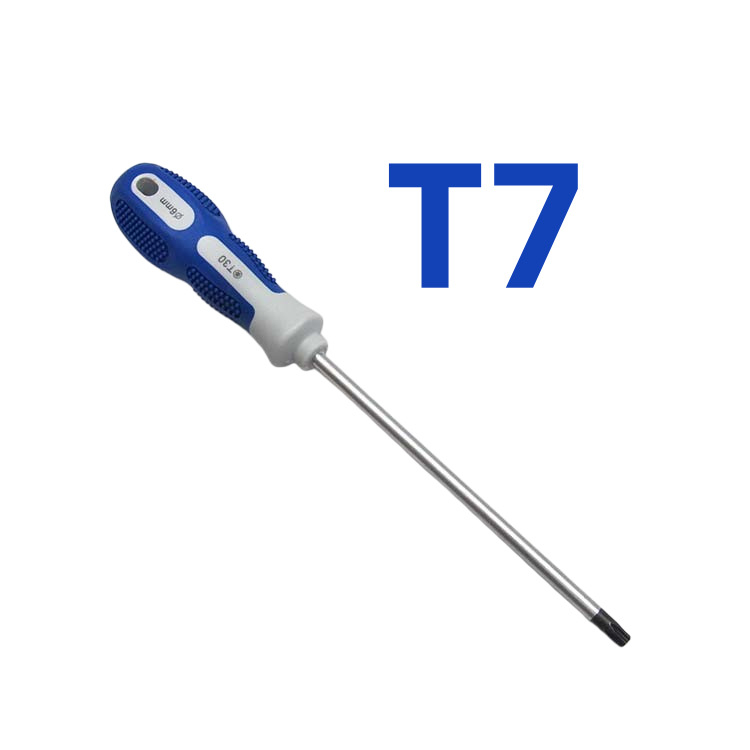 Izolovaný magnetický skrutkovačový set s rukoväťou v tvare kvetu slivky, vysokouhlíková oceľ, T20/T30/T10, na opravu áut a bicyklov