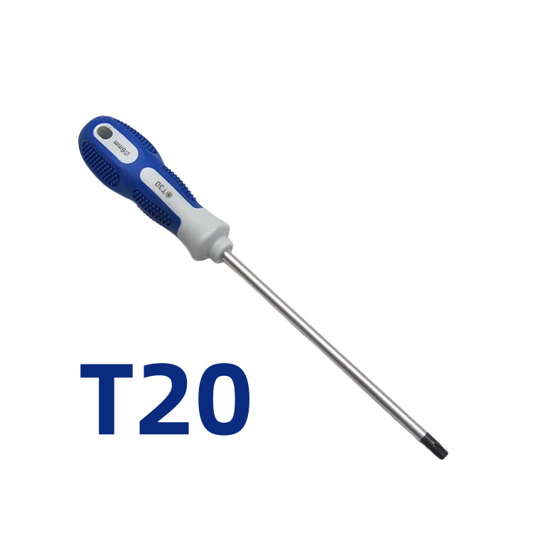 Izolovaný magnetický skrutkovačový set s rukoväťou v tvare kvetu slivky, vysokouhlíková oceľ, T20/T30/T10, na opravu áut a bicyklov