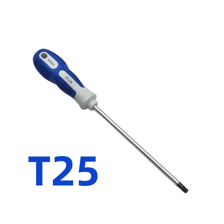 Izolovaný magnetický skrutkovačový set s rukoväťou v tvare kvetu slivky, vysokouhlíková oceľ, T20/T30/T10, na opravu áut a bicyklov