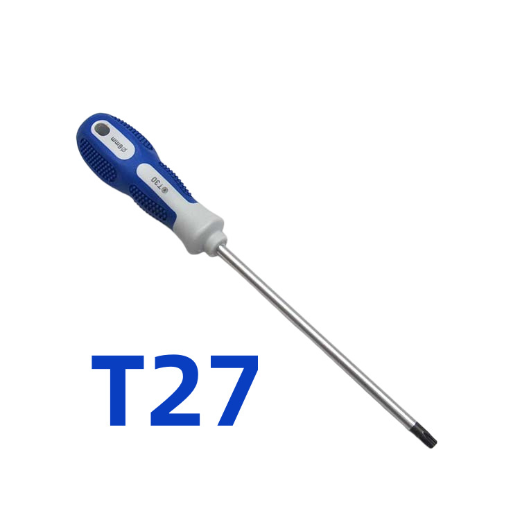 Izolovaný magnetický skrutkovačový set s rukoväťou v tvare kvetu slivky, vysokouhlíková oceľ, T20/T30/T10, na opravu áut a bicyklov
