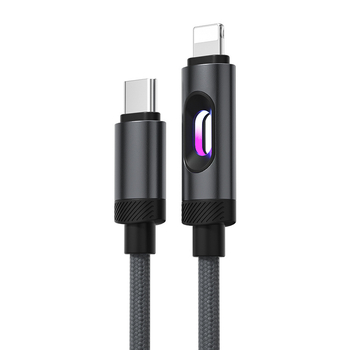 Dk USB-C i Micro-USB kabel za brzo punjenje, silikonski, duljina 1–2 m, crna