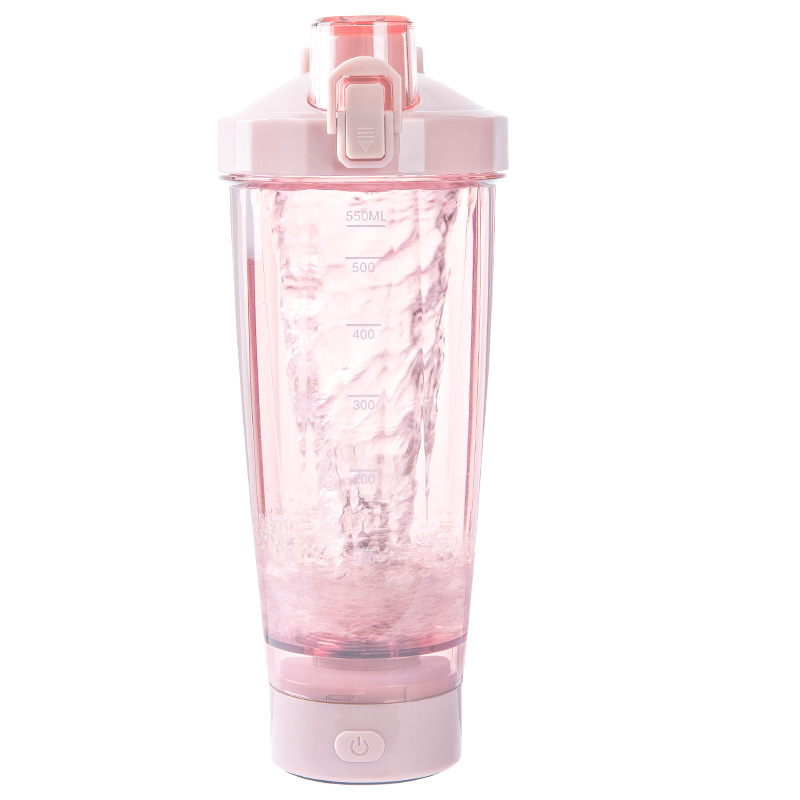 Shaker electric automat, multifuncțional, 600 ml, pentru sport și pudră proteică