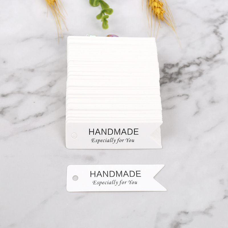 Etichetă din hârtie kraft, mic card lucrat manual pentru etichete