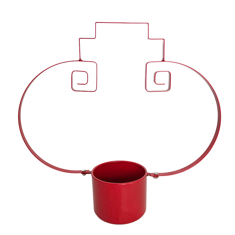 Suport pentru flori din fier forjat, design creativ – decor pentru casă, cadou pentru nuntă și pentru o casă nouă, portabil