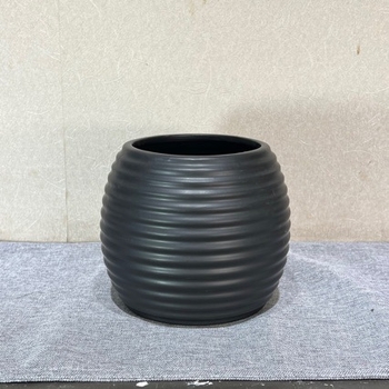 Ghiveci ceramic pentru hidroponie, design modern minimalist, decor pentru living
