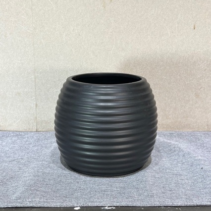 Ghiveci ceramic pentru hidroponie, design modern minimalist, decor pentru living