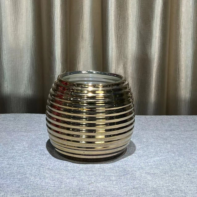 Ghiveci ceramic pentru hidroponie, design modern minimalist, decor pentru living