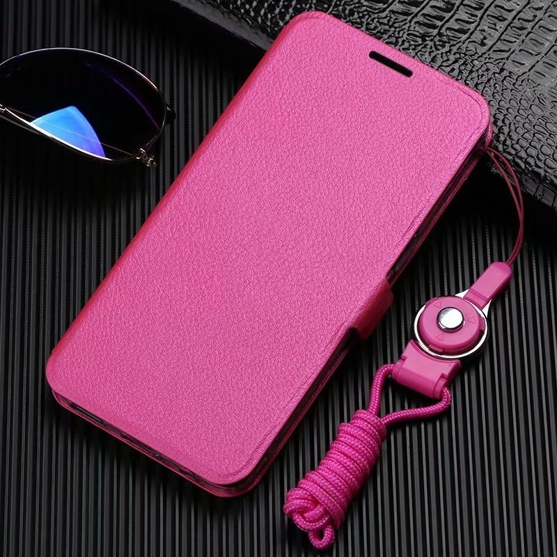 PU kožna flip futrola za pametni telefon, jednobojna, kompatibilna s serijama Honor, Vivo, Huawei, Oppo, Samsung i OnePlus.