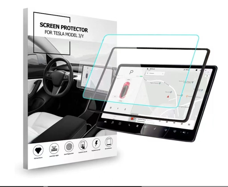 Kutija za pakiranje tvrdom folijom za Tesla središnju navigaciju, kompatibilna s Model 3, Model Y, Model S i Model X