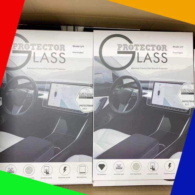 Kutija za pakiranje tvrdom folijom za Tesla središnju navigaciju, kompatibilna s Model 3, Model Y, Model S i Model X