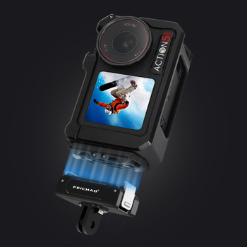 Feichao 4-u-1 magnetski adapter za DJI Osmo 360 panoramsku kameru s pločom za brzo oslobađanje, 1/4-navoj