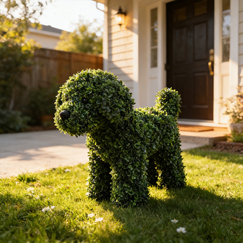 Gazon artificial cu sculpturi realiste de animale mici pentru decor de grădină, amenajări exterioare