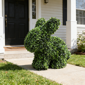 Gazon artificial cu sculpturi realiste de animale mici pentru decor de grădină, amenajări exterioare