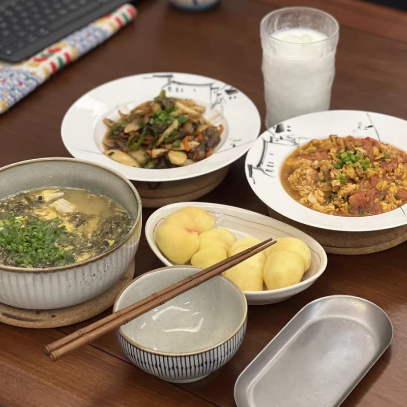 Chopsticks din lemn, design creativ, vârfuri în stil japonez, pentru uz casnic, set cu câte o pereche pentru fiecare persoană