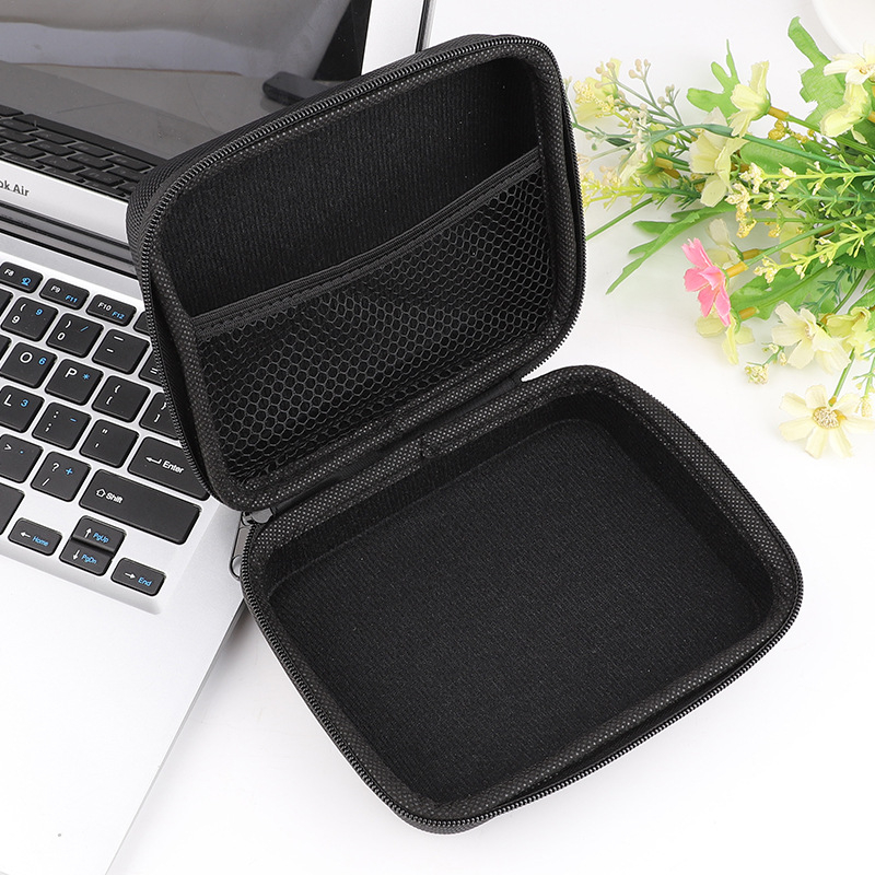 Geantă EVA de stocare digitală pentru căști Bluetooth portabile și baterii, husă rezistentă la șocuri pentru HDD și accesorii de protecție