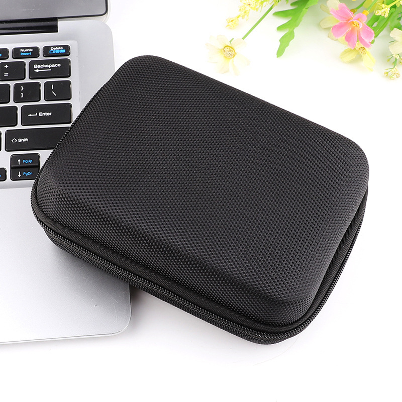 Geantă EVA de stocare digitală pentru căști Bluetooth portabile și baterii, husă rezistentă la șocuri pentru HDD și accesorii de protecție